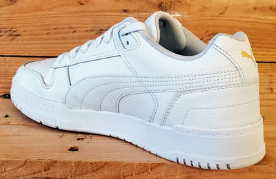 Puma RBD Game Low Leather Trainers UK9/US10/EU43 386373-02 Triple White