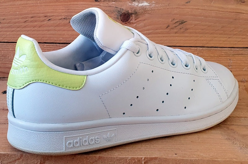 Adidas Stan Smith Low Leather Trainers UK6/US7.5/EU39 FW2707 White/Yellow