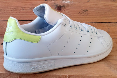 Adidas Stan Smith Low Leather Trainers UK6/US7.5/EU39 FW2707 White/Yellow