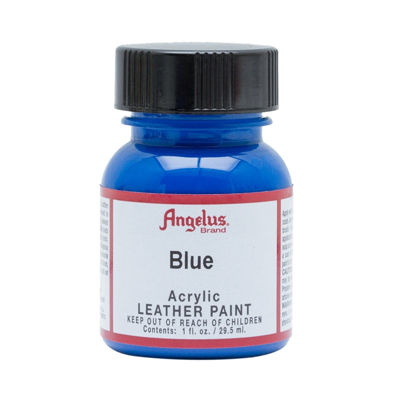 Angelus Acrylic Leather Paint - Blue - 1fl oz / 30ml - Custom Sneakers