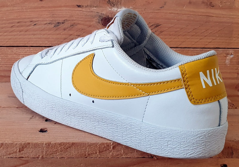 Nike SB Zoom Blazer Low Leather Trainers UK8/US9/EU42.5 864347-171 White Gold