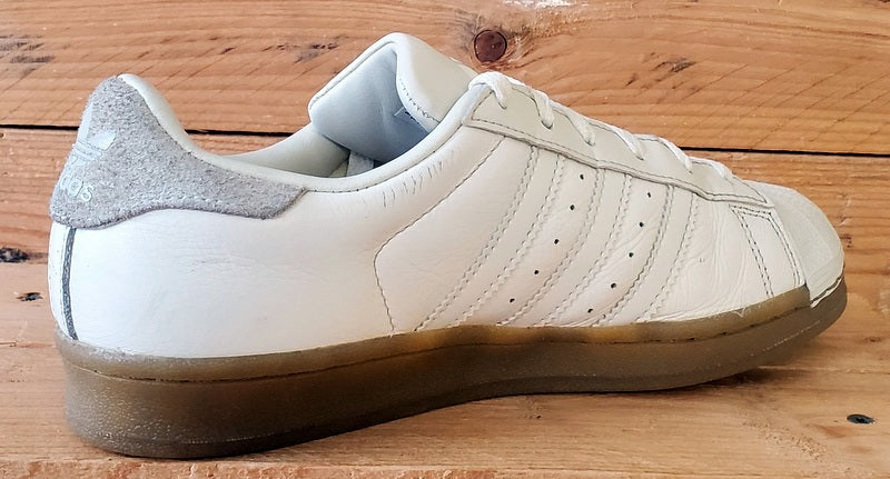 Adidas Originals Superstar Low Leather Trainers UK4.5/US6/EU37 B37147 White/Gum