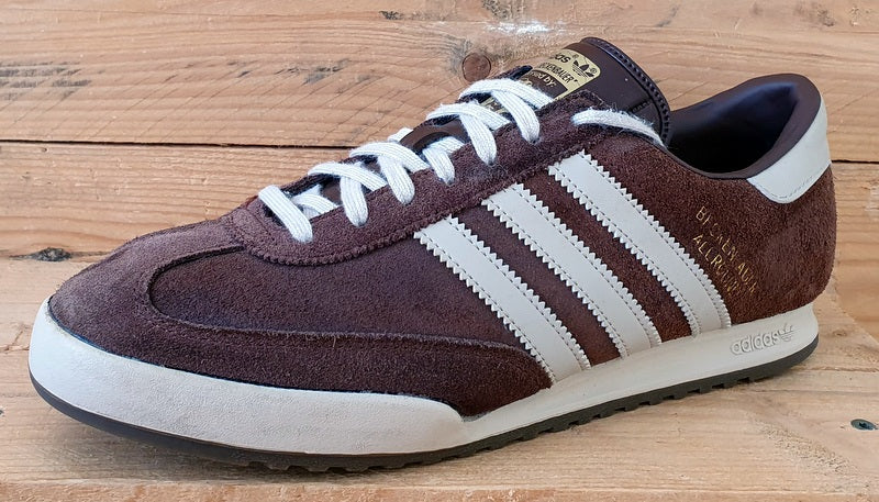 Adidas Originals Beckenbauer Low Suede Trainers UK9/US9.5/EU43 G96460 Brown