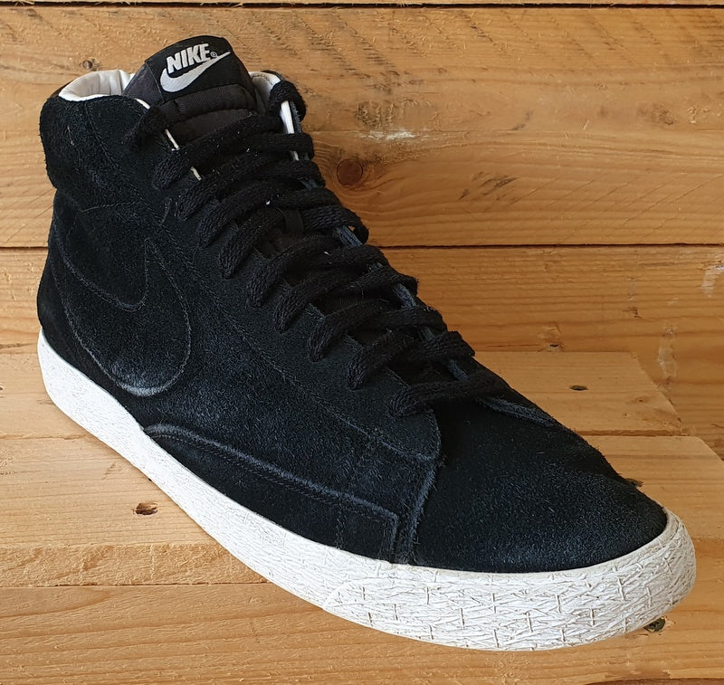 Nike Blazer Mid Suede Trainers UK12/US13/EU47.5 371761-027 Black/White