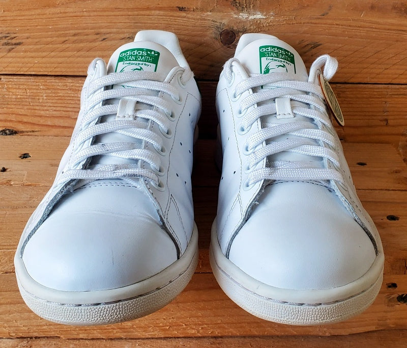 Adidas Stan Smith Low Leather Trainers UK7/US7.5/EU40.5 M20324 White/Green