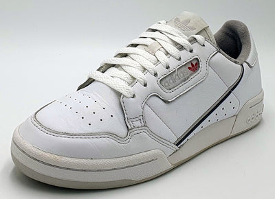 Adidas Continental 80 Low Leather Trainers UK7/US7.5/EU40.5 EE5342 Cloud White