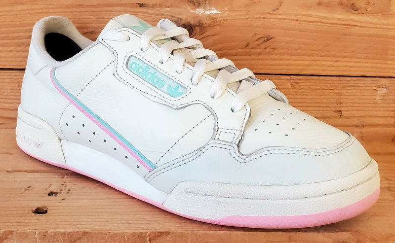 Adidas Continental 80 Low Leather Trainers UK8.5/US9/EU42.5 BD7645 Off White