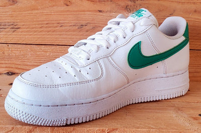 Nike Air Force 1 Low Leather Trainers UK5.5/US8/EU39 DV3808-108 White/Green