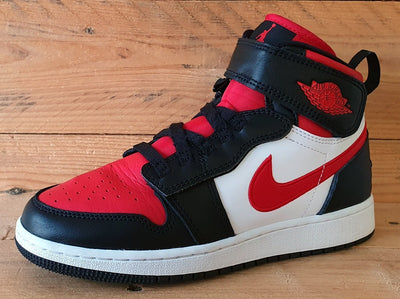 Nike Air Jordan 1 Flyease Mid Trainers UK4.5/US5Y/EU37.5 DC7986-061 Black/Red