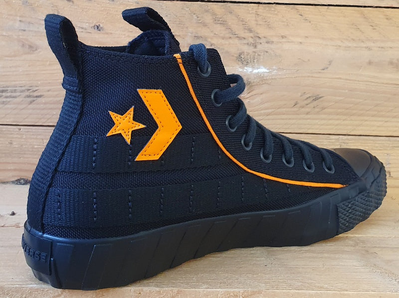 Converse All Star High Canvas Trainers UK8.5/US8.5/EU42 170601C Black/Orange