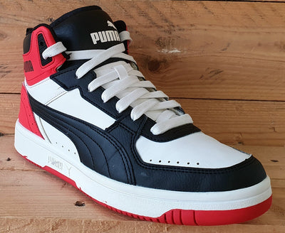 Puma Rebound Joy Mid Leather Trainers UK7/US8/EU40.5 374765-03 High Risk Red