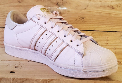 Adidas Superstar Low Leather Trainers UK8/US9.5/EU42 CP9722 Vapor Pink
