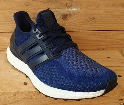 Adidas Ultra Boost 2.0 Primeknit Trainers UK7.5/US8/EU41 AQ5928 Collegiate Navy