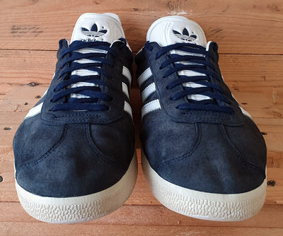 Adidas Originals Gazelle Low Suede Trainers UK12/US12.5/EU47 BB5478 Navy/White