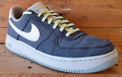 Nike Air Force 1 Low Recycled Canvas Trainers UK9.5/US10.5/E44.5 CN0866-002 Grey