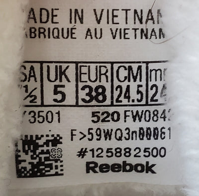 Reebok Royal Glide Ripple Low Leather Trainers UK5/US7.5/EU38 FW0842 Grey Purple