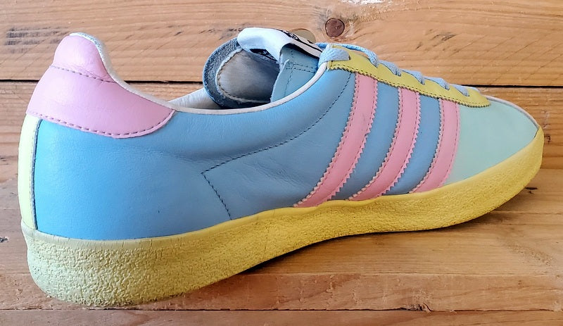 Adidas Gazelle Easter Low Leather Trainers UK10/US10.5/EU44.5 015572 Blue/Pink