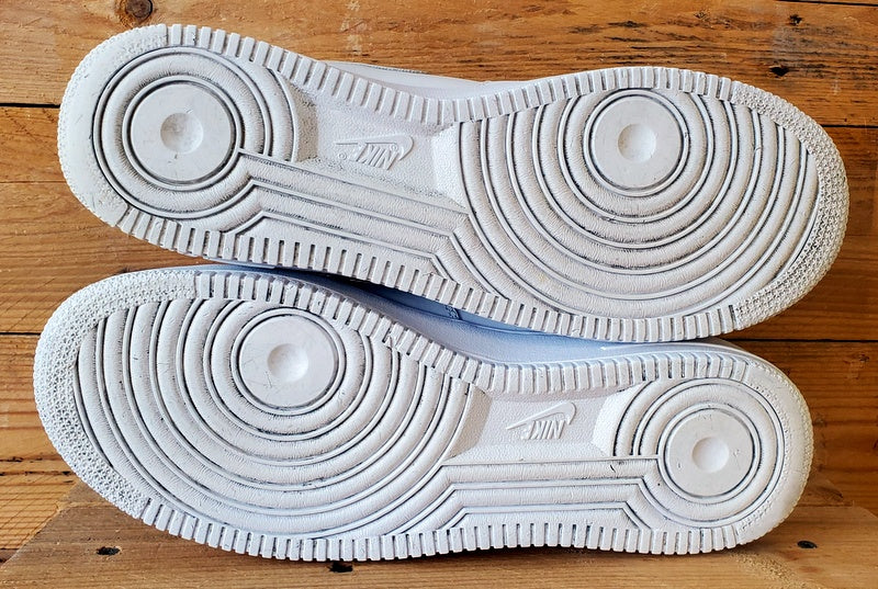 Nike Air Force 1 Mid Leather Trainers UK9.5/US10.5/E44.5 306352-113 Triple White