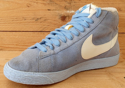 Nike Blazer Mid Suede Trainers UK5/US7.5/EU38.5 518171-403 Arctic Blue