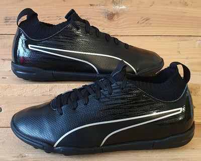 Puma Evoknit Astro Synthetic Boots UK3/US4C/EU35.5 104715 01 Black/Silver