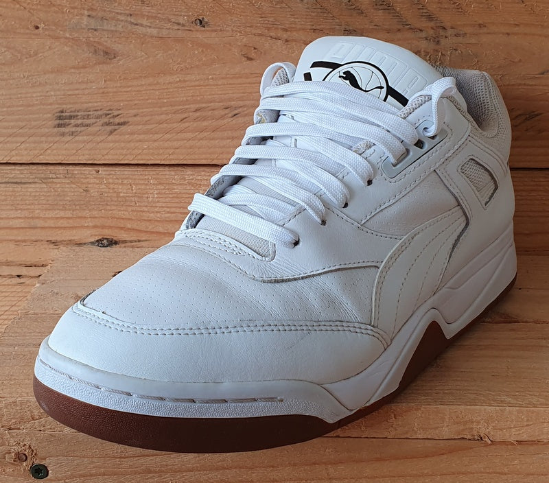 Puma Palace Guard Low Leather Trainers UK10/US11/EU44.5 370063 03 White/Gum