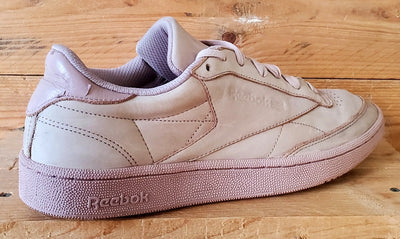 Reebok Club C 85 Low Leather Trainers UK10/US11/EU44.5 BS7854 Shell Pink