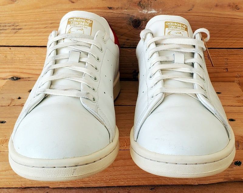Adidas Stan Smith Lux Low Leather Trainers UK10/US10.5/EU44.5 IF8846 White/Cream