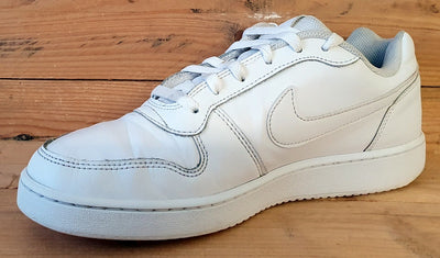 Nike Ebernon Low Leather Trainers UK8.5/US9.5/EU43 AQ1775-100 Triple White