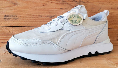 Puma Rider FV Low Textile/Leather Trainers UK6/US7/EU39 387172-02 White