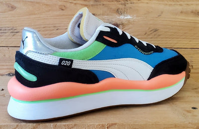 Puma Style Rider Play On Textile Trainers UK6.5/US7.5/EU40 371150-06 Blue/Black