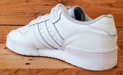 Adidas Rivalry Low Leather Trainers UK9/US9.5/EU43 GX2272 Triple White