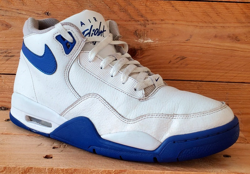 Nike Flight Legacy Mid Leather Trainers UK8.5/US9.5/EU43 BQ4212-103 White/Blue