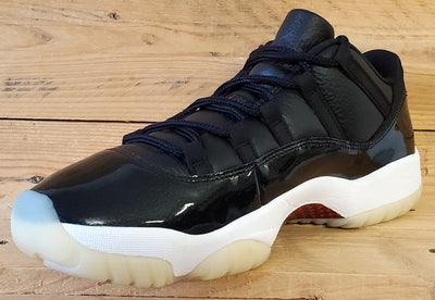 Nike Air Jordan 11 Retro Low Leather Trainers uk11/US12/EU46 AV2187-001 Black