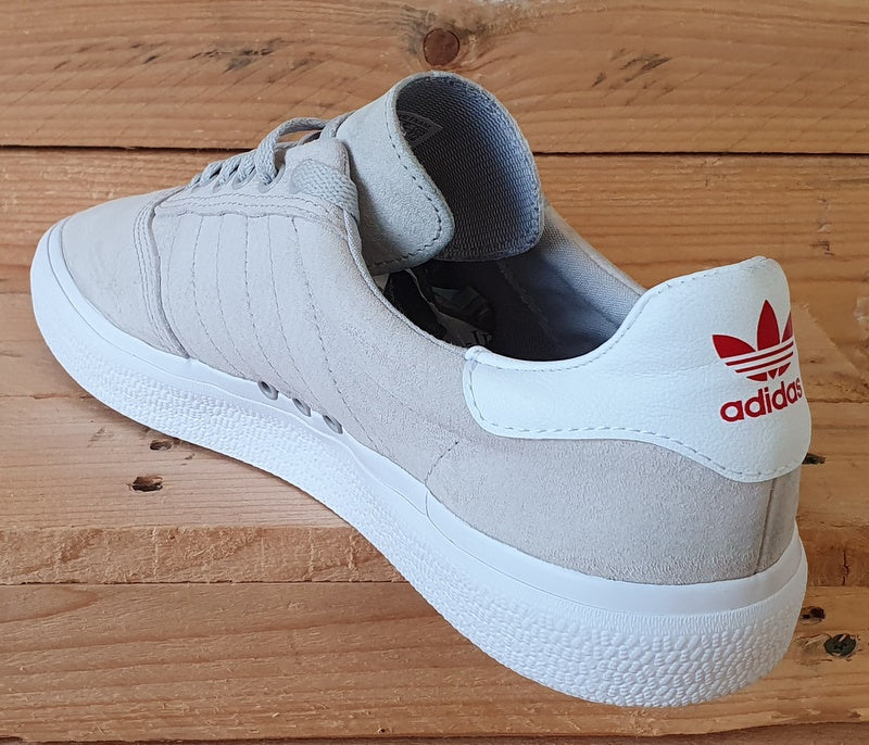 Adidas 3MC Vulc Low Leather Trainers UK10/US10.5/EU44.5 EE6087 Grey/White