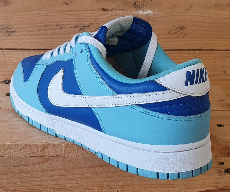 Nike Dunk Retro Low Leather Trainers UK11/US12/EU46 DM0121-400 Argon Blue/White