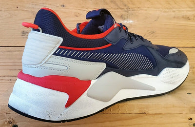 Puma RS-X Low Textile Trainers UK12/US13/EU47 369666-05 Navy/Grey/White