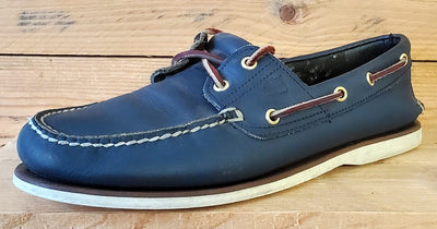 Timberland Classic Leather Boat Shoes UK9/US9.5/EU43.5 74036 Navy