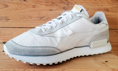 Puma Future Rider Low Leather Trainers UK10.5/US11.5/EU45 383923-01 White