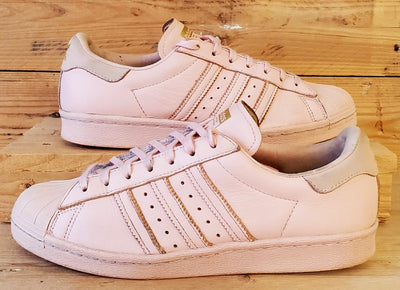 Adidas Superstar Low Leather Trainers UK8/US9.5/EU42 CP9722 Vapor Pink