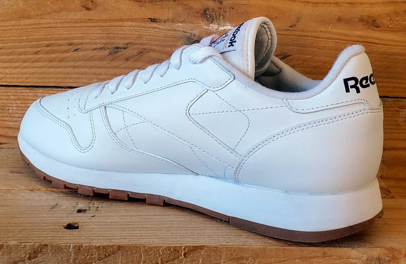 Reebok Classic Low Leather Trainers UK8/US9/EU42 49799 White/Gum