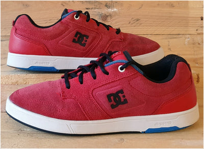 DC Shoes NYJAH S Skate Low Suede Trainers UK7/US8/EU40.5 320360 Red/Black/White