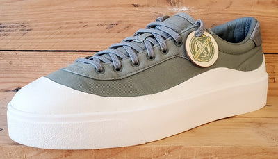 Adidas Nucombe Low Canvas Trainers UK10/US10.5/EU44.5 IF2830 Silver Pebble