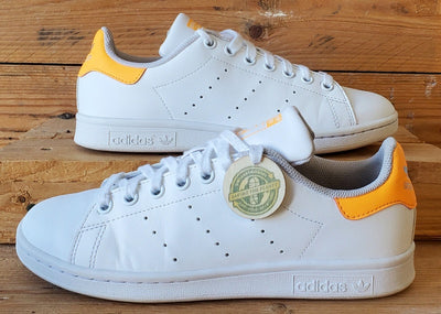 Adidas Stan Smith Low Leather Trainers UK5/US5.5/EU38 FY2556 White/Orange