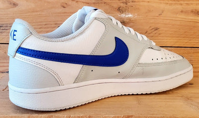 Nike Court Vision Low Leather Trainers UK8/US9/EU42.5 FN4019-001 White/Grey