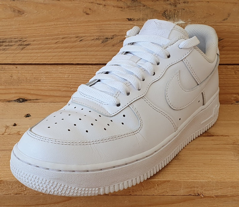 Nike Air Force 1 Low Leather Trainers UK7/US9.5/EU41 DD8959-100 Triple White