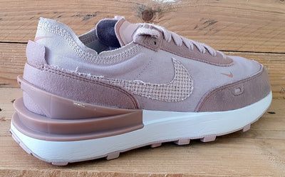 Nike Waffle One Low Textile/Suede Trainers UK6/US8.5/EU40 DM7604-600 Pink Oxford