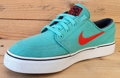 Nike Stefan Janoski Low Canvas Trainers UK5/US5.5/EU38 615957-300 Crystal Mint