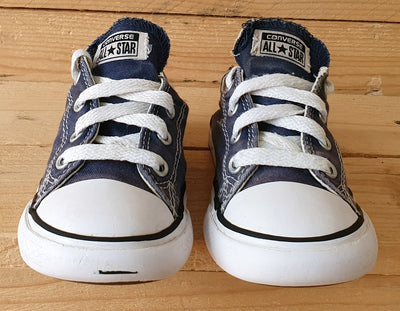 Converse All Star Canvas Low Kids Trainers UK8/US8/EU24 9A 1607 A34 Denim Blue