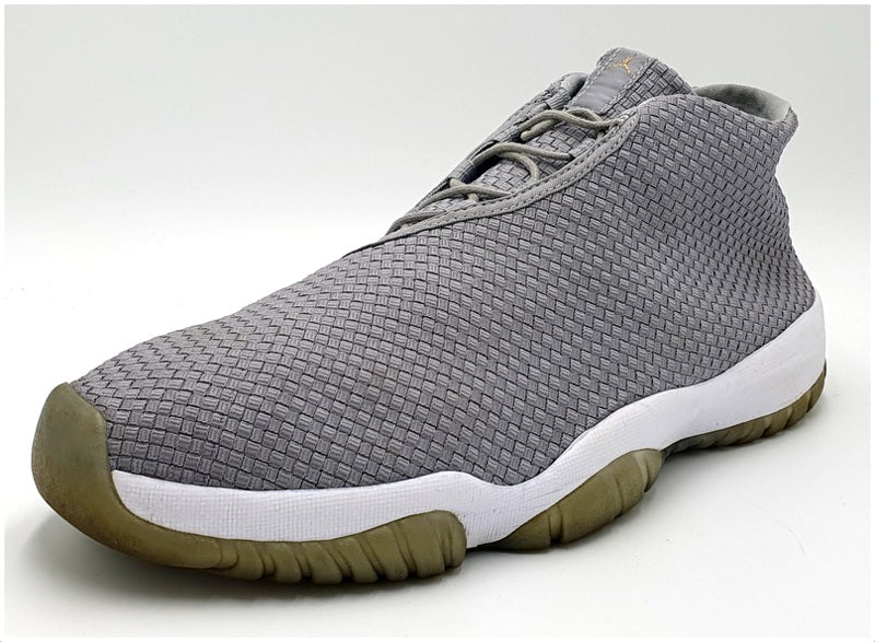 Nike Jordan Future Mid Woven Trainers 656503-004 Wolf Grey/White UK13/US14/E48.5