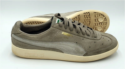 Puma Madrid SD Low Suede Trainers 365068 04 Grey/Gold/White UK9/US10/EU43